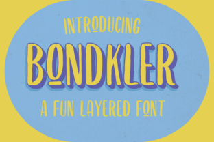 Bondkler: A Display Font for Editorial Elegance