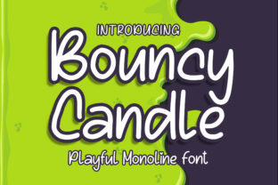 Bouncy Candle Font: A Playful Typeface for Makers