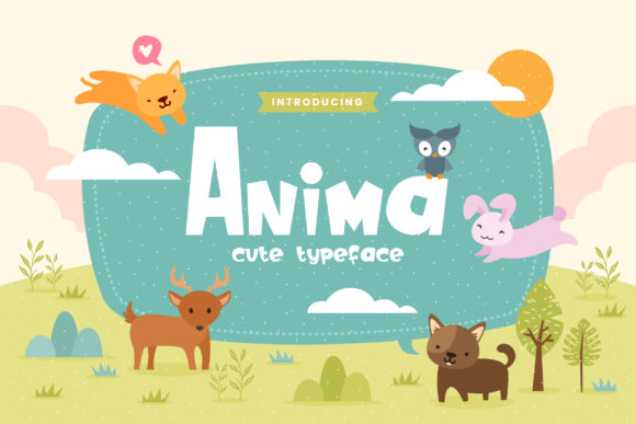 Bringing Joy to Branding with Anima, a Fun Children Display Font