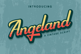 Bringing Vintage Charm to Your Craft Projects with the Angeland Font