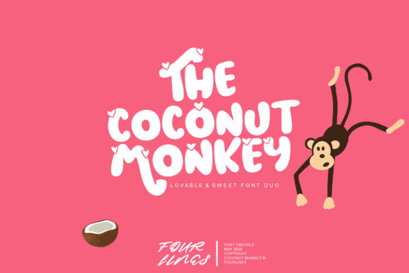 Coconut Monkey: A Bold, Playful Font for Everyday Business Branding