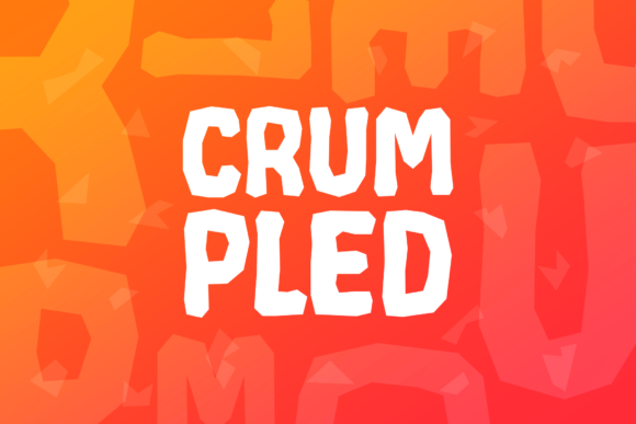 Crumpled: A Display Font Built for Bold Campaigns