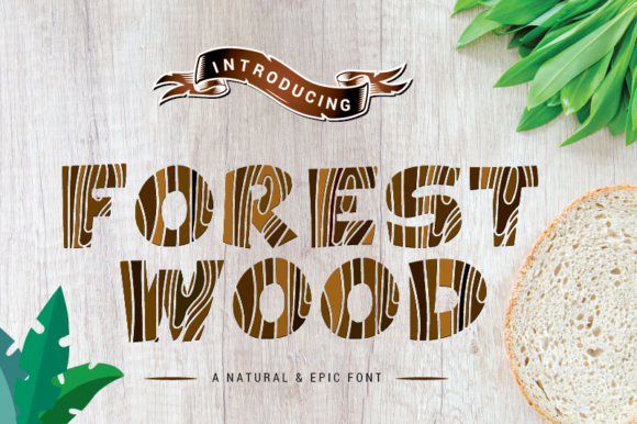 Forest Wood: An Unmistakably Fresh Display Font
