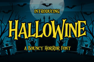 Hallowine: A Display Font That Tells a Story Before the First Word