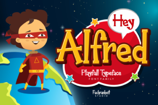 Hey Alfred Font: The Playful Typeface for Your Creative Shop
