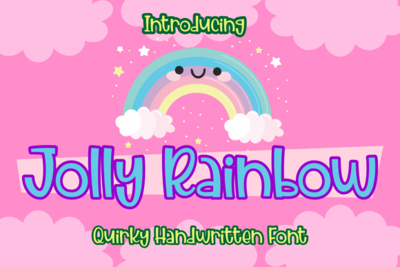 Jolly Rainbow: The Playful Display Font for Friendly Web Design