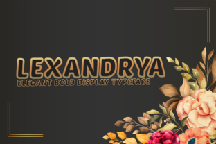 Lexandrya Outline: The Elegant Crafting Font You’ll Love to Use