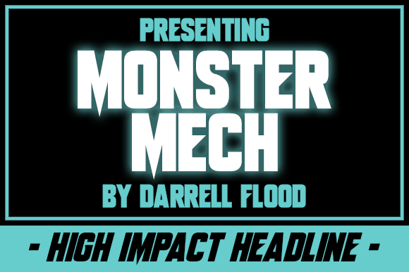Monster Mech: A Display Font Built for Digital Impact