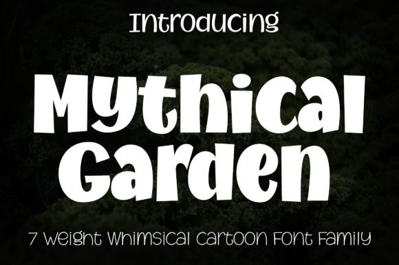 Mythical Garden: The Font That Makes Your Products Shine