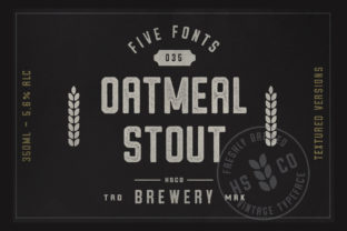 Oatmeal Stout: A Display Font Crafted for Bold Digital Branding