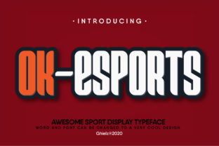 Ok-Esports: A Bold Display Font for Standout Web Design