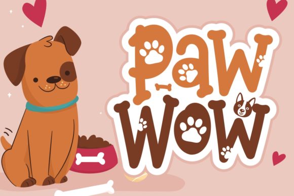 Paw Wow: A Playful Display Font for Dog-Loving Brands