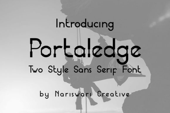 Portaledge: A Display Font for Brands That Need Personality