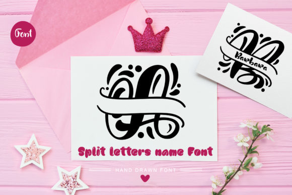 Split Letter Name Font: Elegance and Flair for Digital Experiences