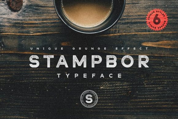 Stampbor: The Playful Display Font for Your Creative Product Story