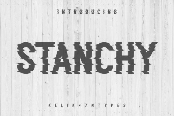 Stanchy: A Playful Display Font for Editorial Mood
