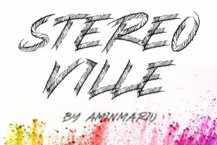 Stereo Ville: A Playful Display Font for Digital Branding