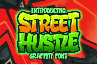 Street Hustle Font: Graffiti Style Typography for Bold Digital Campaigns