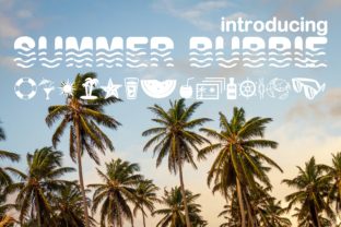 Summer Bubble: A Craft-Focused Font for Sunny Projects