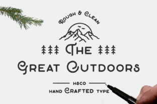 The Great Outdoors Font Review for Crafters