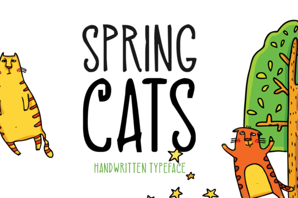 The Spring Cats Font: A Playful Yet Professional Handwritten Typeface