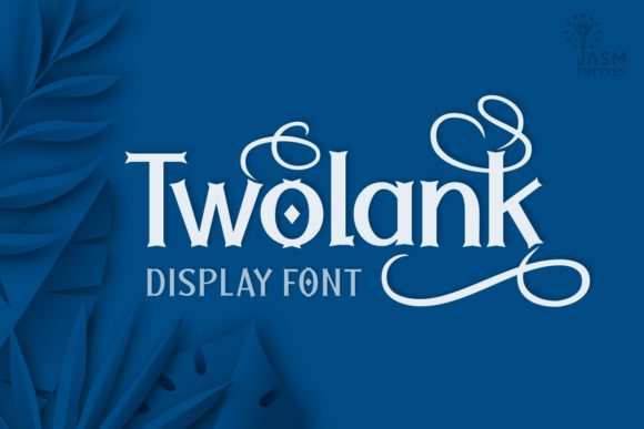 Twolank: A Display Font That Whispers Before It Shouts