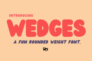 Wedges: A Playful Display Font for Editorial Personality
